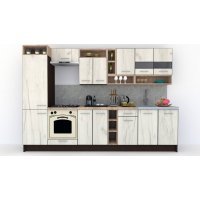 Bucatarie COSSY NEW 310 A2 Wenge / Decor K001