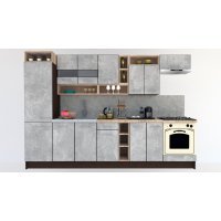 Bucatarie COSSY NEW 310 B1 Wenge / Decor 4298