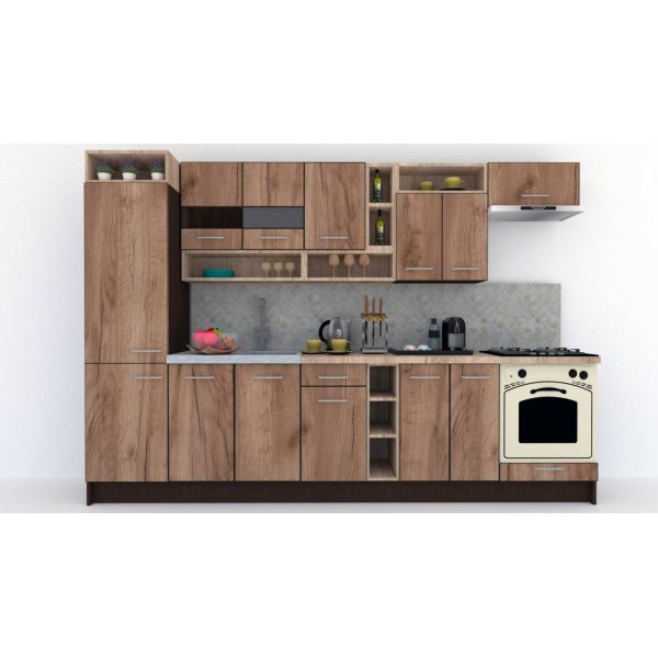 Bucatarie COSSY NEW 310 B1 Wenge / Decor K004