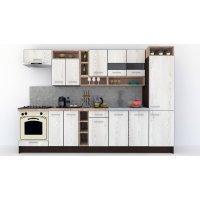Bucatarie COSSY NEW 310 B2 Wenge / Decor K010