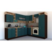 Bucatarie de Colt COSSY NEW DR. 230-260 Wenge / Decor 0244