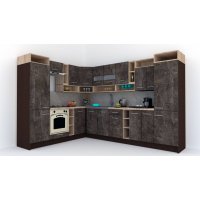 Bucatarie de Colt COSSY NEW ST. 230-310 Wenge / Decor 4299