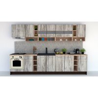 Bucatarie COSSY NEW 340 Wenge / Decor K084