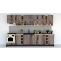 Bucatarie COSSY NEW 340 Wenge / Decor K366