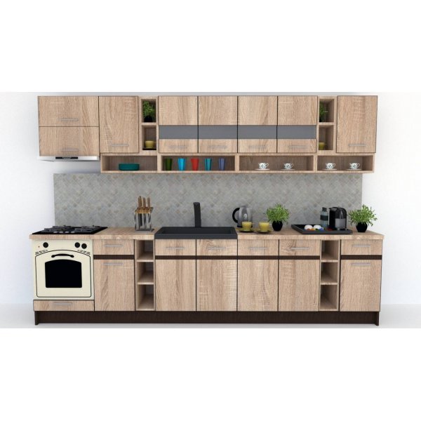 Bucatarie COSSY NEW 340 Stejar Sonoma