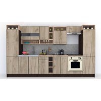 Bucatarie COSSY NEW 360 Wenge / Decor K002