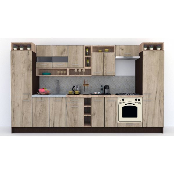 Bucatarie COSSY NEW 360 Wenge / Decor K002