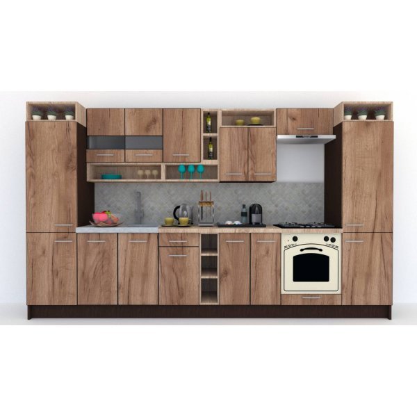 Bucatarie COSSY NEW 360 Wenge / Decor K004
