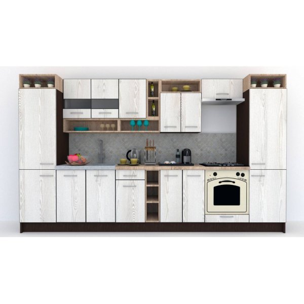 Bucatarie COSSY NEW 360 Wenge / Decor K010