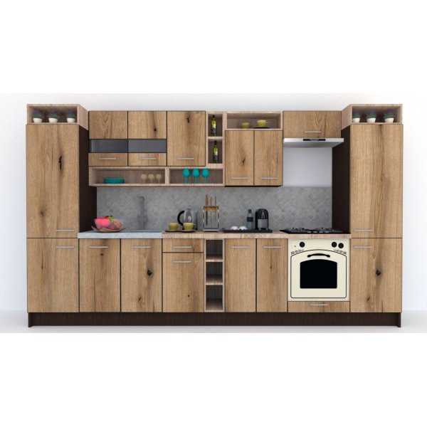 Bucatarie COSSY NEW 360 Wenge / Decor K365