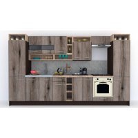 Bucatarie COSSY NEW 360 Wenge / Decor K366