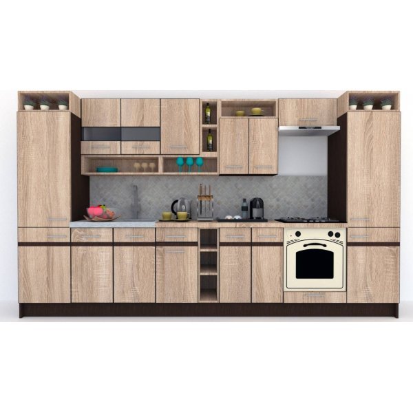 Bucatarie COSSY NEW 360 Stejar Sonoma