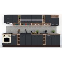 Bucatarie COSSY NEW 400 Wenge / Decor 0164
