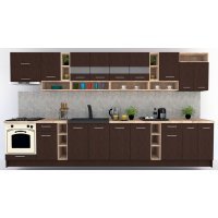 Bucatarie COSSY NEW 400 Wenge / Decor 8548