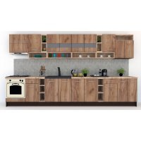 Bucatarie COSSY NEW 400 Wenge / Decor K004