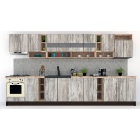 Bucatarie COSSY NEW 400 Wenge / Decor K084