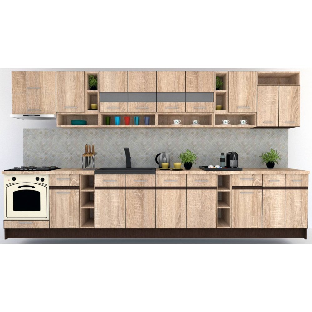 Bucatarie COSSY NEW 400 Stejar Sonoma