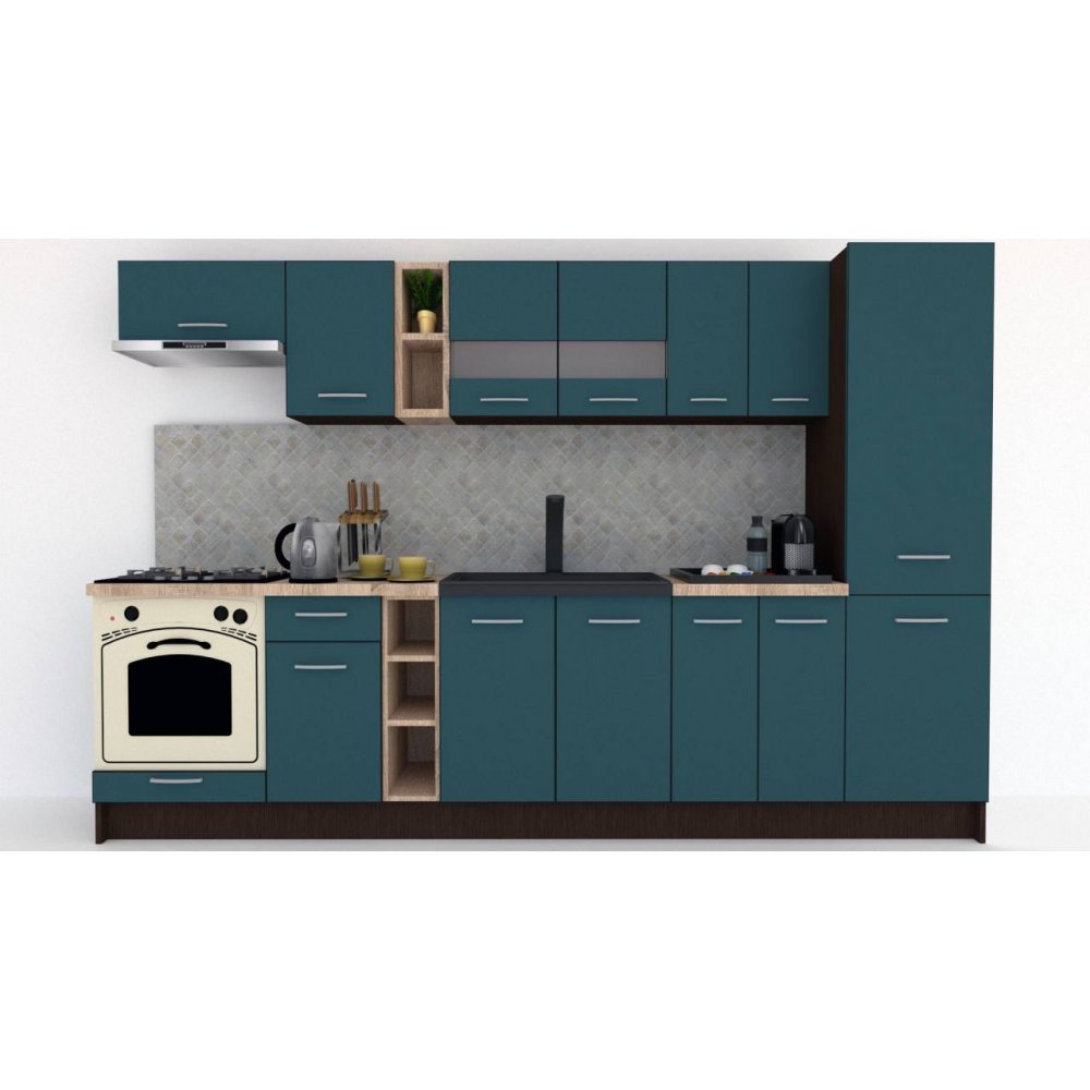 Bucatarie MARINA NEW 310 A Wenge / Decor 0244