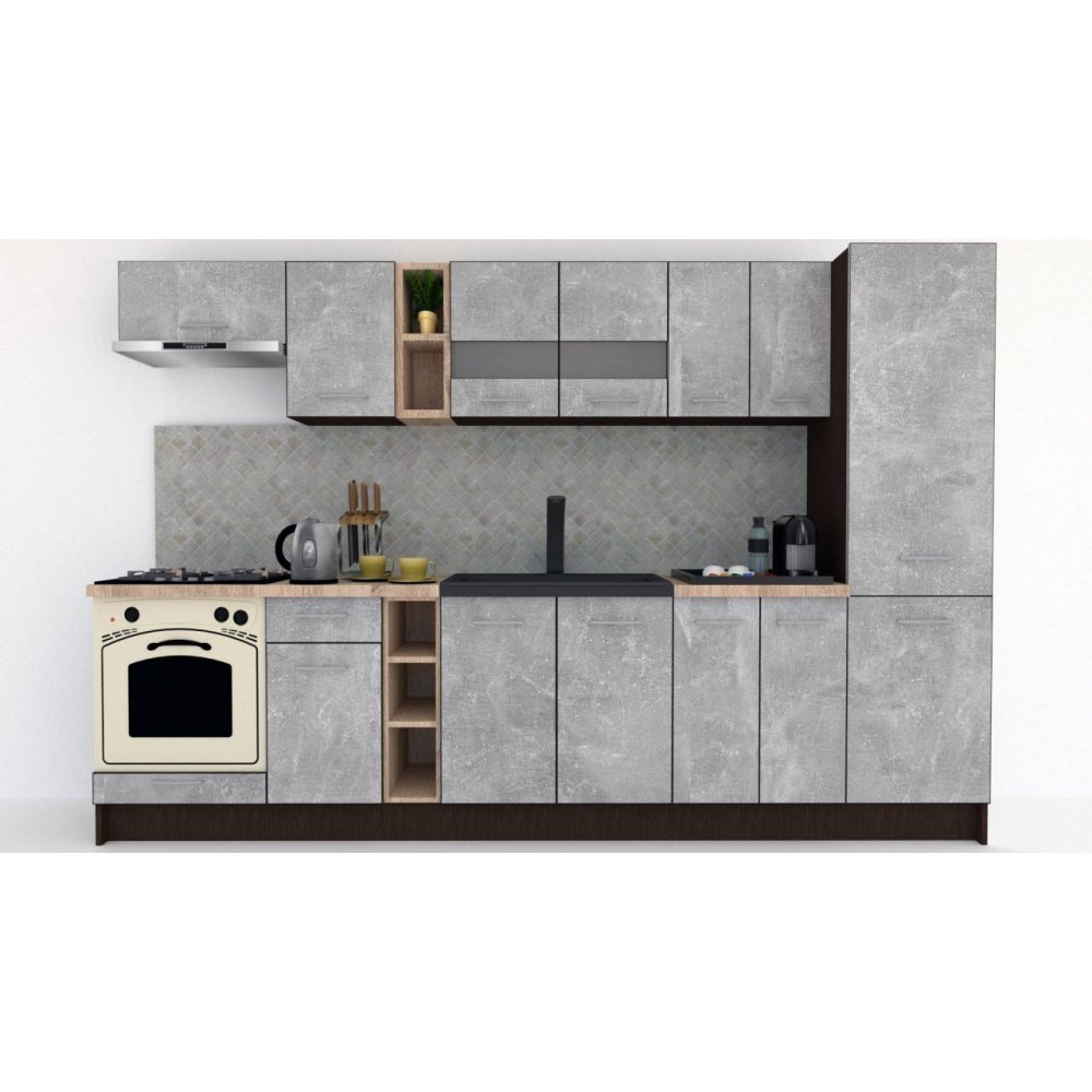 Bucatarie MARINA NEW 310 A Wenge / Decor 4298