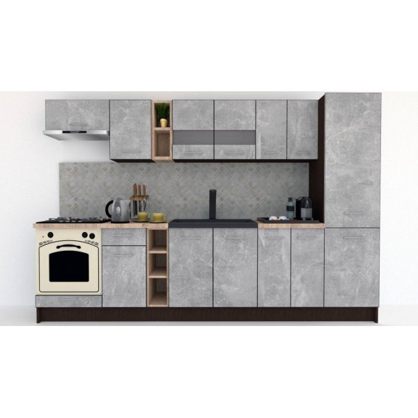 Bucatarie MARINA NEW 310 A Wenge / Decor 4298