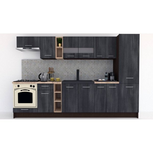 Bucatarie MARINA NEW 310 A Wenge / Decor 8509