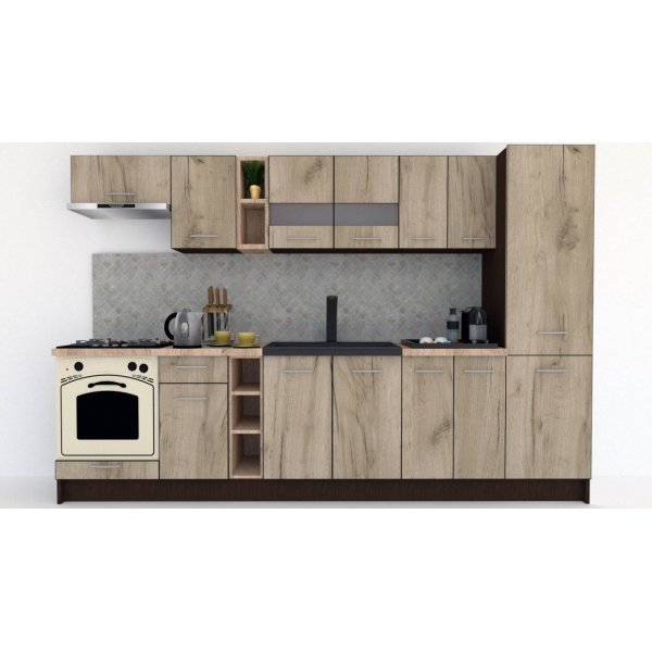 Bucatarie MARINA NEW 310 A Wenge / Decor K002