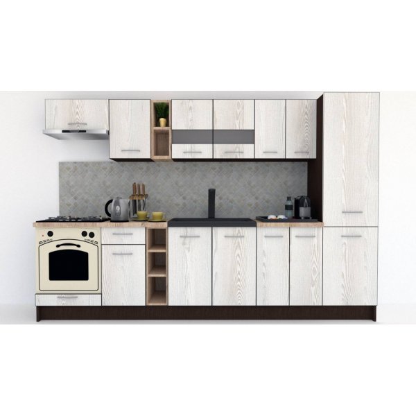 Bucatarie MARINA NEW 310 A Wenge / Decor K010