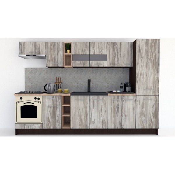 Bucatarie MARINA NEW 310 A Wenge / Decor K084