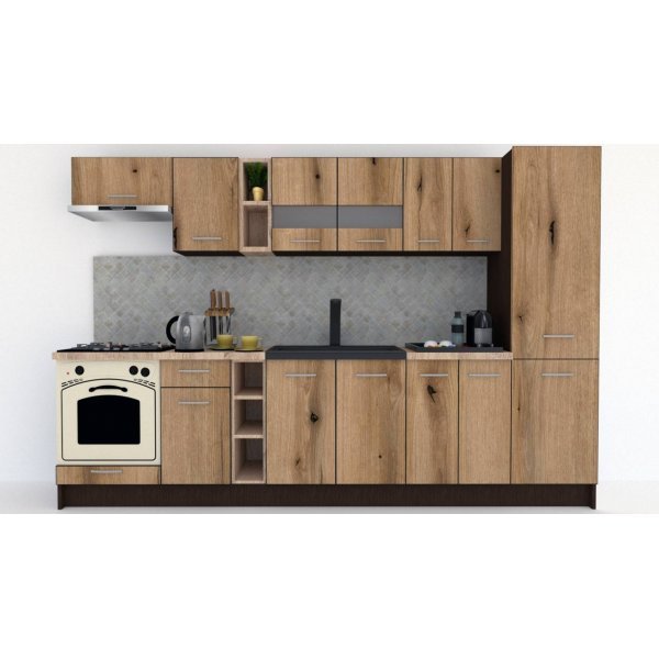 Bucatarie MARINA NEW 310 A Wenge / Decor K365