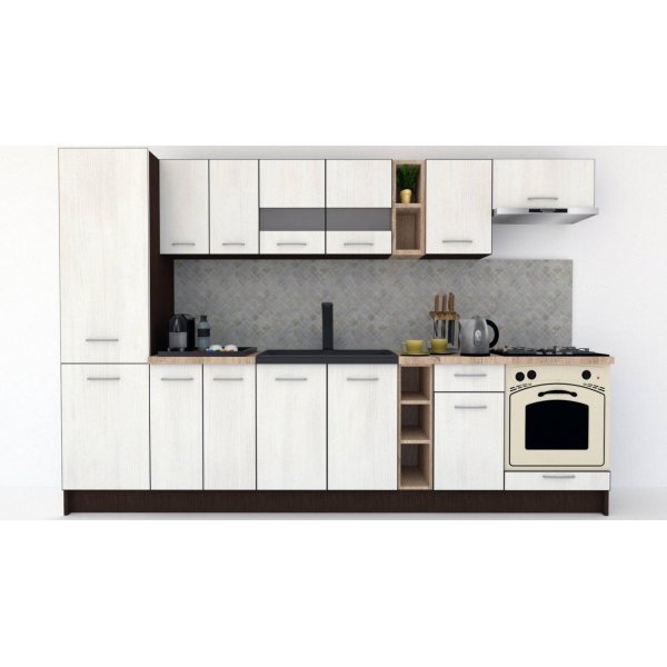 Bucatarie MARINA NEW 310 B Wenge / Decor 8508