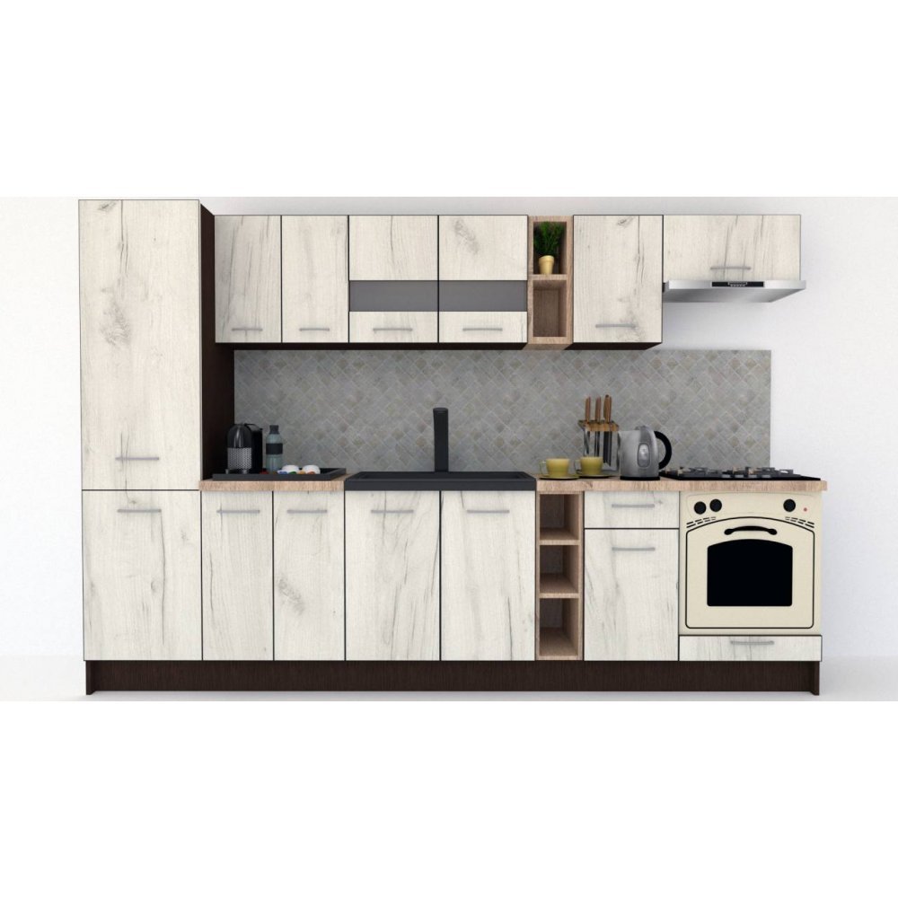 Bucatarie MARINA NEW 310 B Wenge / Decor K001