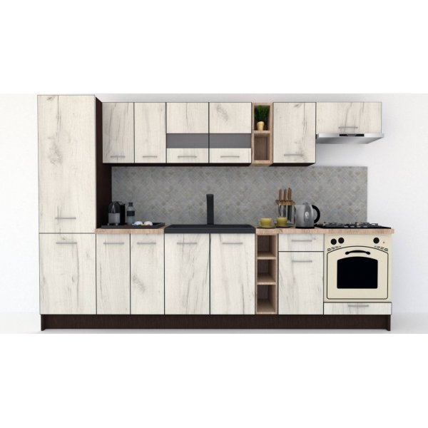 Bucatarie MARINA NEW 310 B Wenge / Decor K001