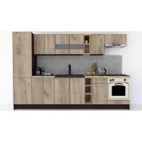 Bucatarie MARINA NEW 310 B Wenge / Decor K002