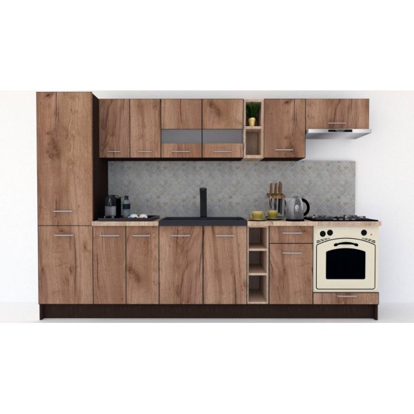 Bucatarie MARINA NEW 310 B Wenge / Decor K004