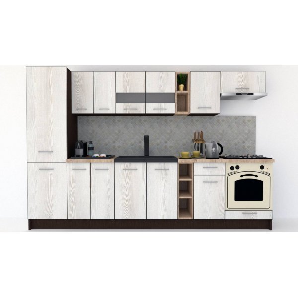 Bucatarie MARINA NEW 310 B Wenge / Decor K010