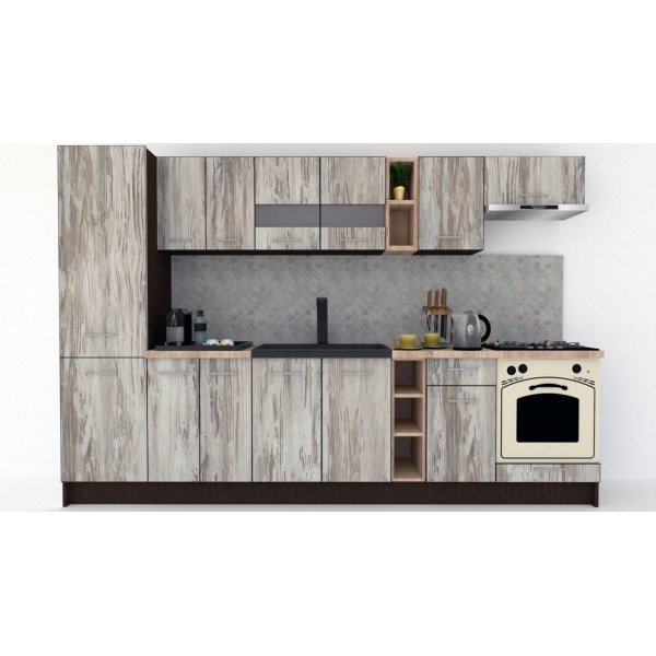 Bucatarie MARINA NEW 310 B Wenge / Decor K084