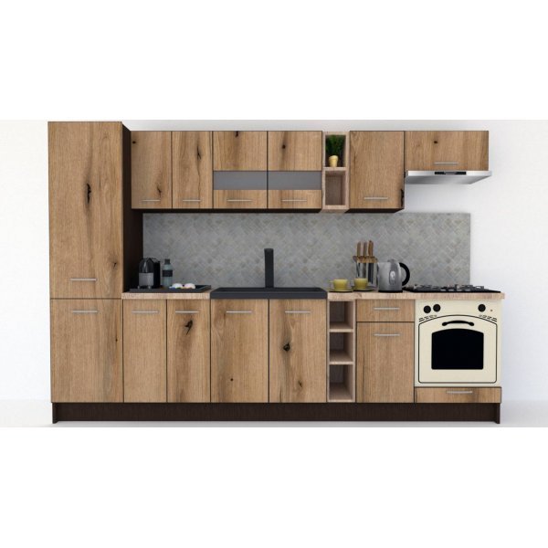 Bucatarie MARINA NEW 310 B Wenge / Decor K365
