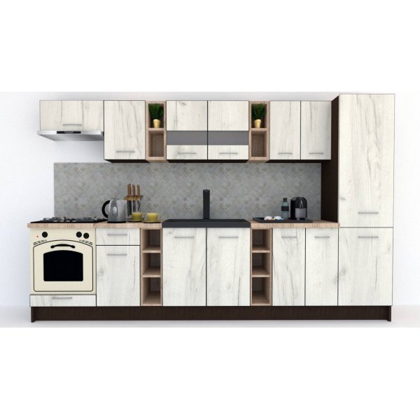 Bucatarie MARINA NEW 330 A Wenge / Decor K001