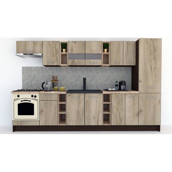 Bucatarie MARINA NEW 330 A Wenge / Decor K002