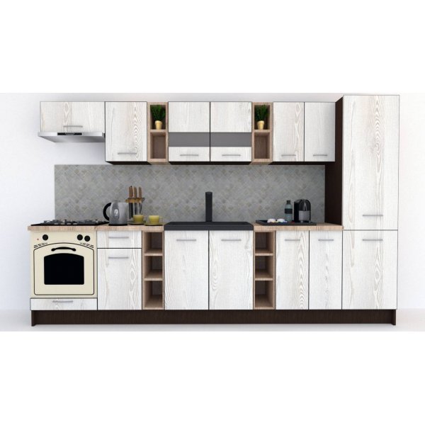 Bucatarie MARINA NEW 330 A Wenge / Decor K010