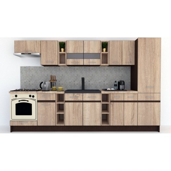 Bucatarie MARINA NEW 330 A Stejar Sonoma