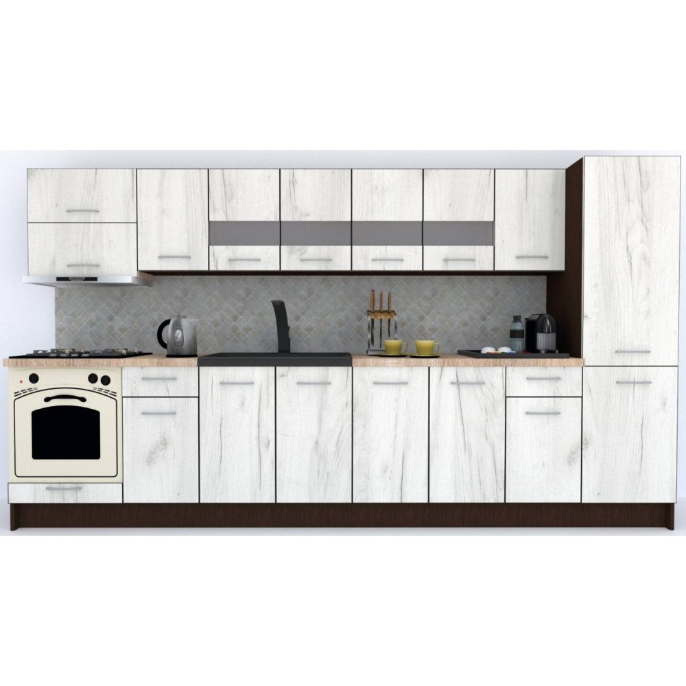 Bucatarie MARINA NEW 350 A Wenge / Decor K001