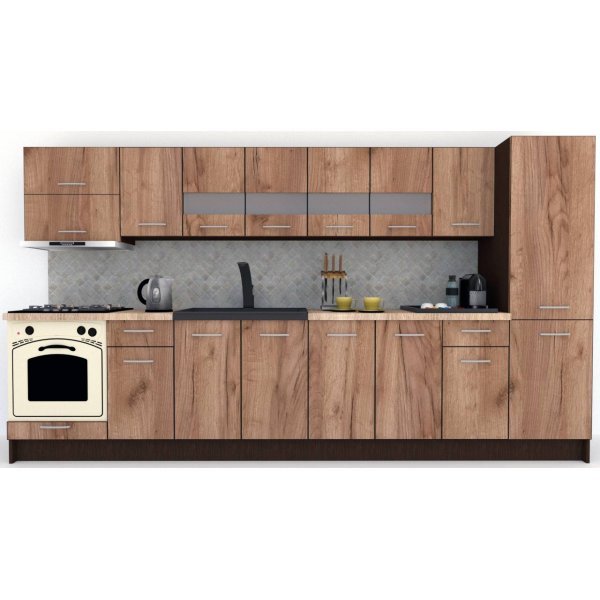 Bucatarie MARINA NEW 350 A Wenge / Decor K004