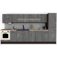 Bucatarie MARINA NEW 350 A Wenge / Decor K352