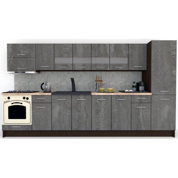 Bucatarie MARINA NEW 350 A Wenge / Decor K352