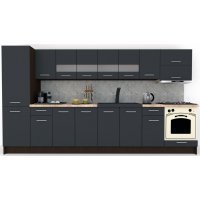 Bucatarie MARINA NEW 350 B Wenge / Decor 0164