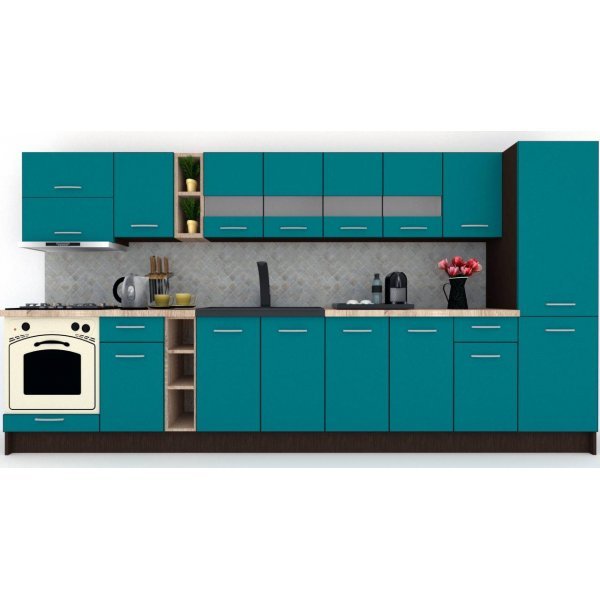 Bucatarie MARINA NEW 370 A Wenge / Decor 0245