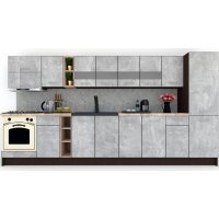 Bucatarie MARINA NEW 370 A Wenge / Decor 4298