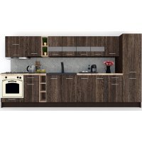 Bucatarie MARINA NEW 370 A Wenge / Decor 7648
