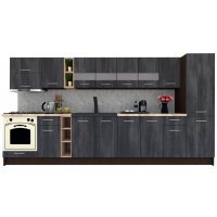Bucatarie MARINA NEW 370 A Wenge / Decor 8509